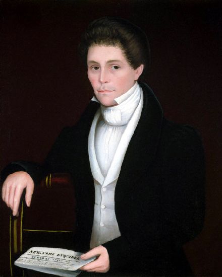 The Journalist And His Wife by Ammi Phillips